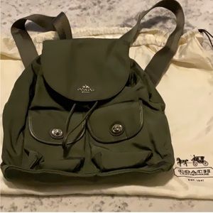 Canvas Backpack - Army Surplus Green